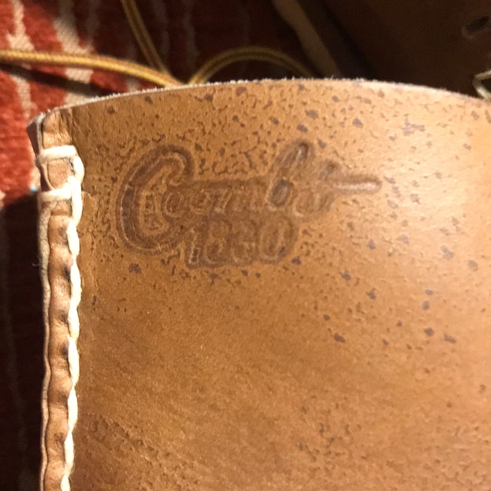HANDMADE Coombs Mocs thick leather RARE - Picture 2 of 7